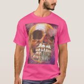 Skull with fireworks t-shirt (Voorkant)
