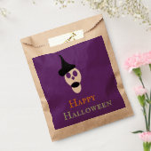 Skull with Hat Favor Bag Bedankzakje (Gezegeld)