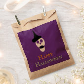 Skull with Hat Favor Bag Bedankzakje (Geknipt)