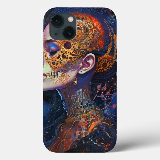 Skull Woman Surreal Art Case-Mate iPhone Case (Achterkant)