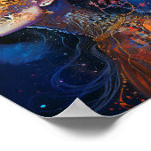  Skull Woman Surreal Art Poster (Hoek)