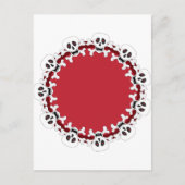 Skull Wreath Briefkaart (Voorkant)