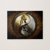 Skull Yin Yang Legpuzzel (Horizontaal)