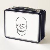 Skull - Zwart en wit (Achterkant)