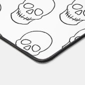 Skull - Zwart en wit Bureaumat (Hoek)