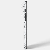 Skull - Zwart en wit Case-Mate iPhone Case (Achterkant / Links)