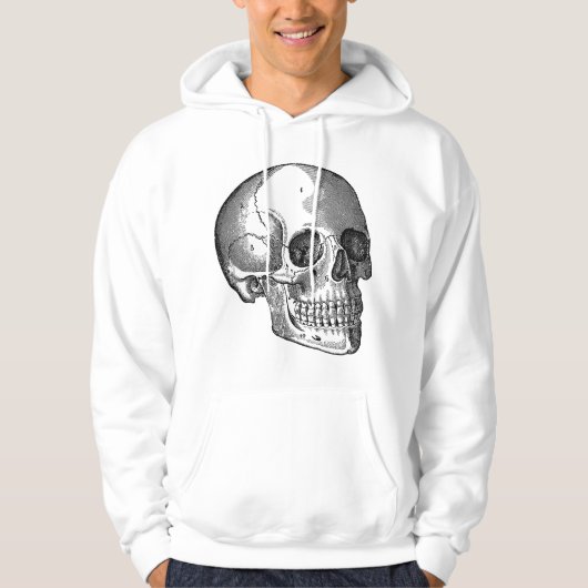 Skull - Zwart Hoodie (Voorkant)