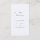 Skull Zwart Wit Gotisch  Tattoo Artiest Visitekaartje (Achterkant)