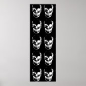 Skull - Zwart-wit Poster (Voorkant)