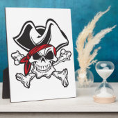 skulland kruist botten piraten fotoplaat (Zijkant)