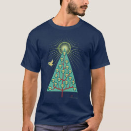 Skullbird Holiday Tree T-shirt