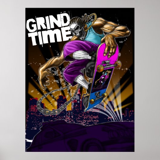 skullboarderjpg poster (Voorkant)