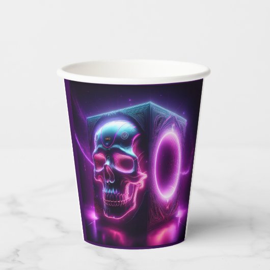 Skullbox-subwoofer Papieren Bekers (Voorkant)