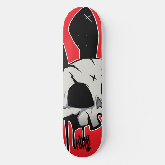 skullbunny Skateboard (Voorkant)