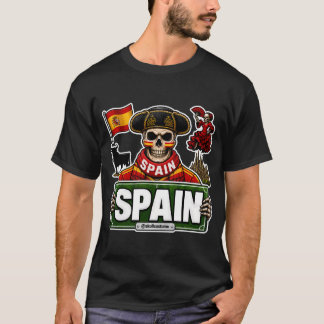 SkullCostume Edicion Mundial: España T-shirt