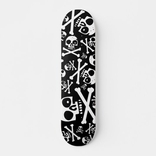 SkullDuggery Black Skateboard (Voorkant)