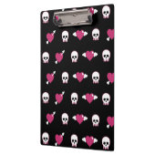 Skullen en harten klembord (Links)