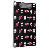 Skullen en harten klembord (Rechts)