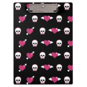 Skullen en harten klembord (Voorkant)