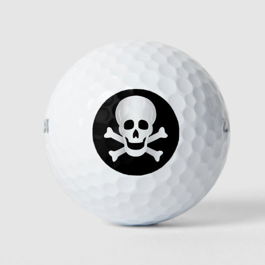 Skullen en kruisgraten golfballen (Voorkant)