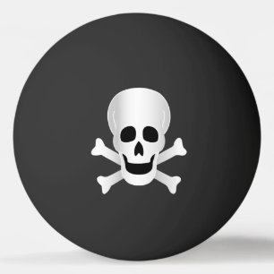 Skullen en kruisgraten pingpongbal