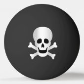Skullen en kruisgraten pingpongbal (Achterkant)