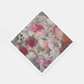 Skullen en Rozen Servet (Hoek)