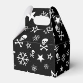 Skullen en Snowflakes Bedankdoosjes (Achterkant)