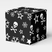 Skullen en Snowflakes Bedankdoosjes (Voorkant Zijde)