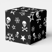 Skullen en Snowflakes Bedankdoosjes (Achterkant)