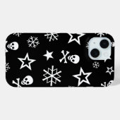 Skullen en Snowflakes Case-Mate iPhone Case (Achterkant (horizontaal))