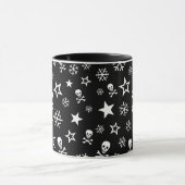 Skullen en Snowflakes Mok (Midden)
