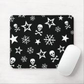 Skullen en Snowflakes Muismat (Met muis)