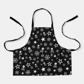 Skullen en Snowflakes Schort (Voorkant)