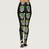 Skullen en Succulenten Leggings (Achterkant)