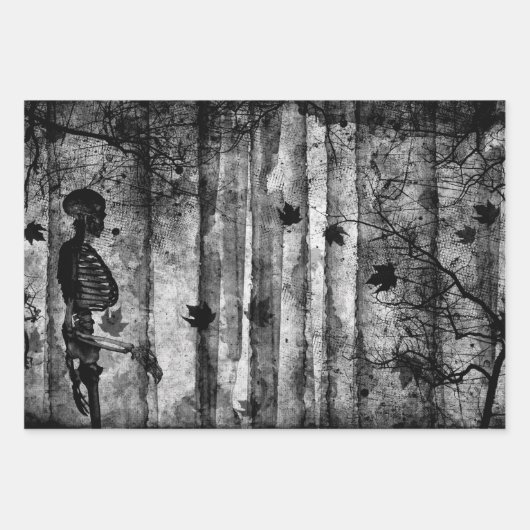 SKULLEN Papierplaat met vulling Reeks 3 Inpakpapier Vel (Voorkant 3)