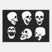 SKULLEN Papierplaat met vulling Reeks 3 Inpakpapier Vel (Voorkant)