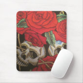 Skullen/Rozen Muismat (Met muis)