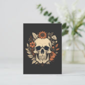 Skullhead Briefkaart (Staand voorkant)
