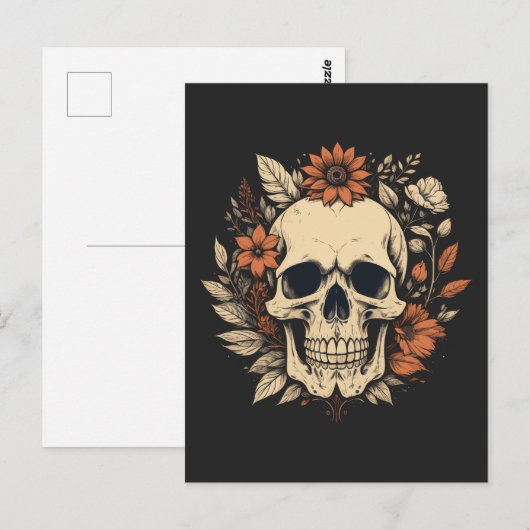 Skullhead Briefkaart (Voorkant / Achterkant)