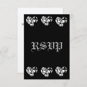 SkullHeart RSVP Kaartje (Voorkant / Achterkant)