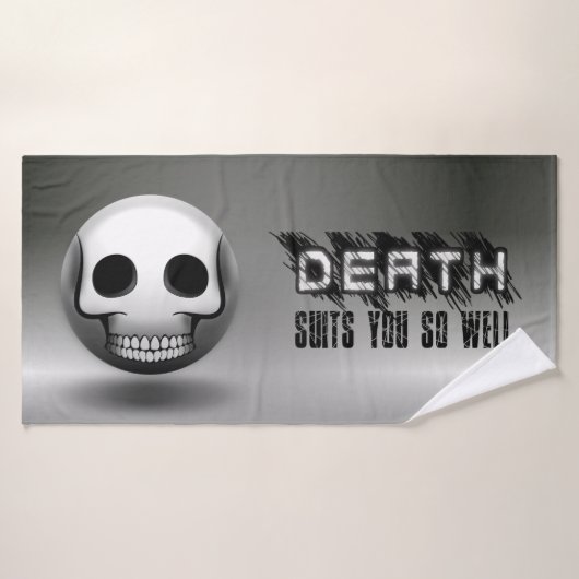 Skullmoji-badhanddoeken Badhanddoek (Badhanddoek)