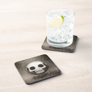 Skullmoji Vintage Bier Onderzetter