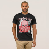 SKULLNROSES T-SHIRT (Voorkant volledig)