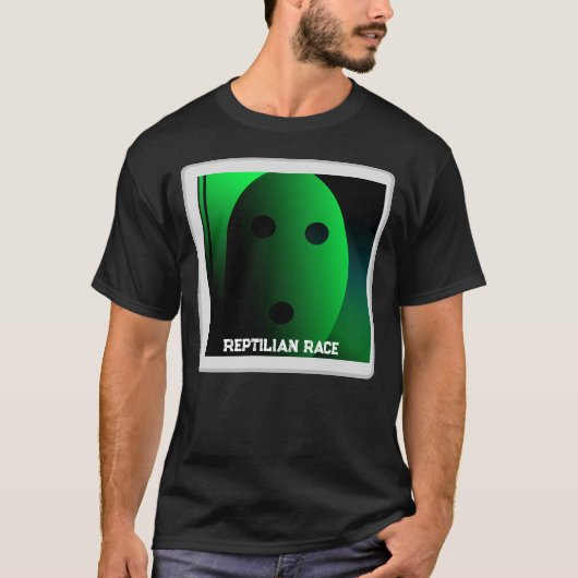 Skullnskin Graphics - Reptiliaans ras T-shirt (Voorkant)