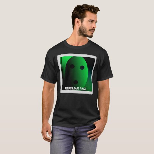 Skullnskin Graphics - Reptilian Race T-shirt (Voorkant volledig)