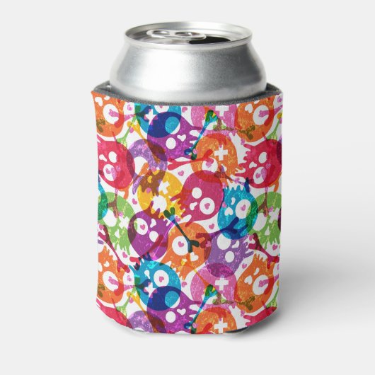 Skullpatroon 2 blikjeskoeler (Blikje Achterkant)