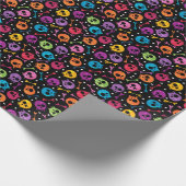 Skullpatroon 2 cadeaupapier (Hoek)
