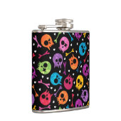 Skullpatroon 2 heupfles (Rechts)