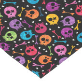 Skullpatroon 2 korte tafelloper (Hoek)